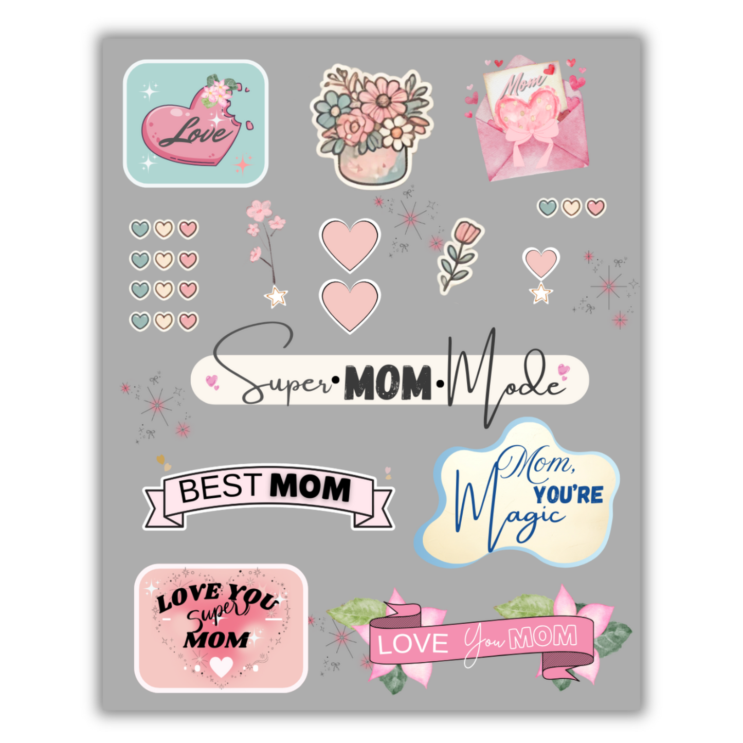 Best Mom Ever Planner Stickers