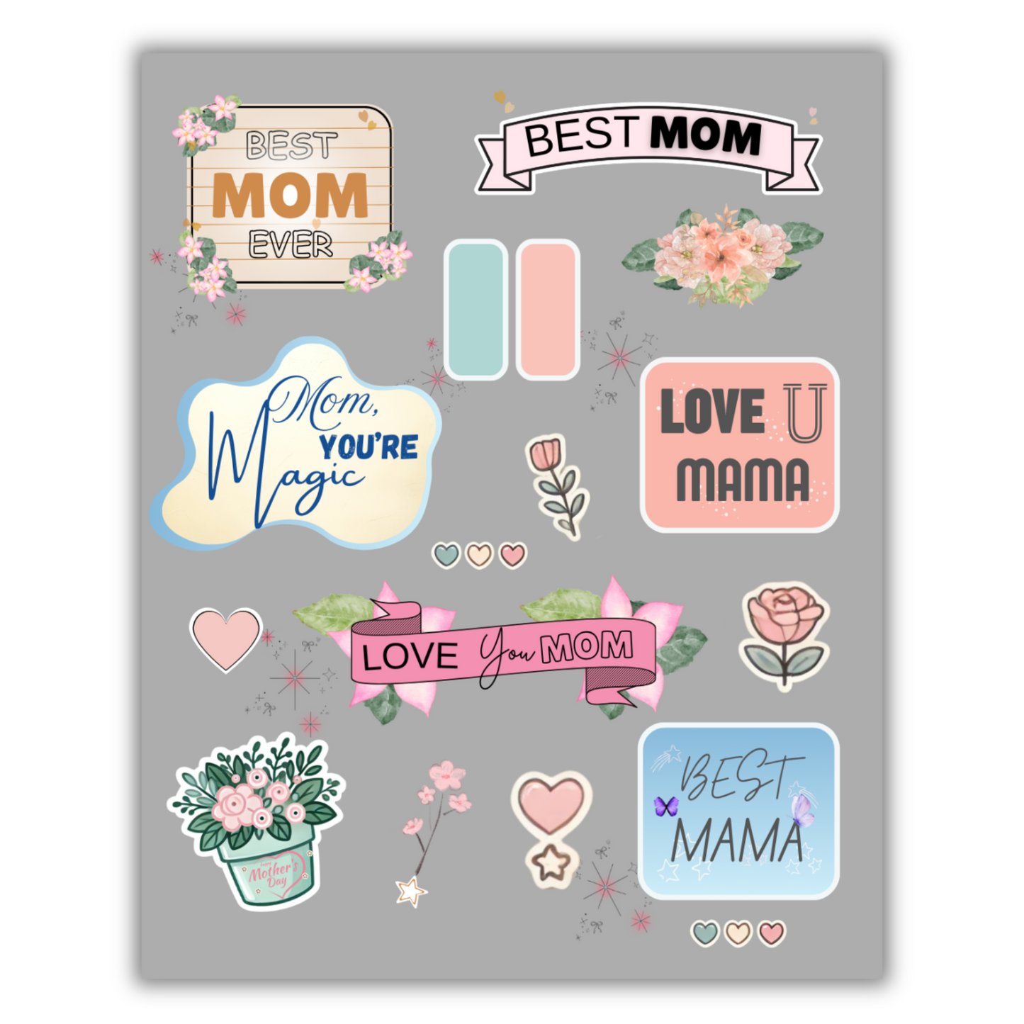 Best Mom Ever Planner Stickers