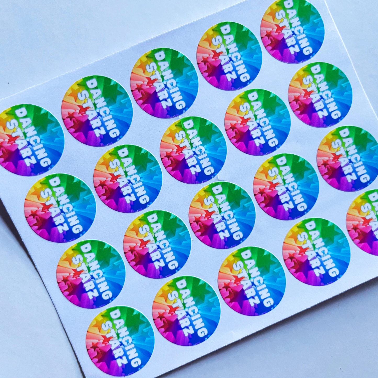 The Stars Label Name Stickers