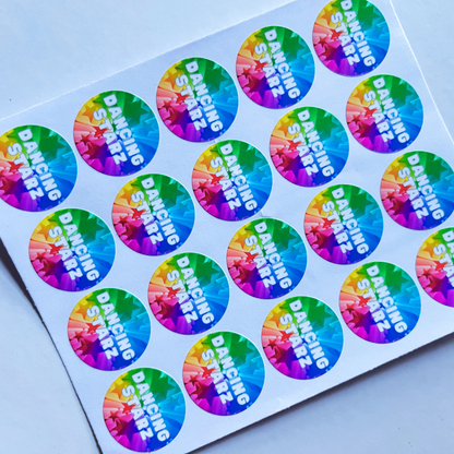 The Stars Label Name Stickers