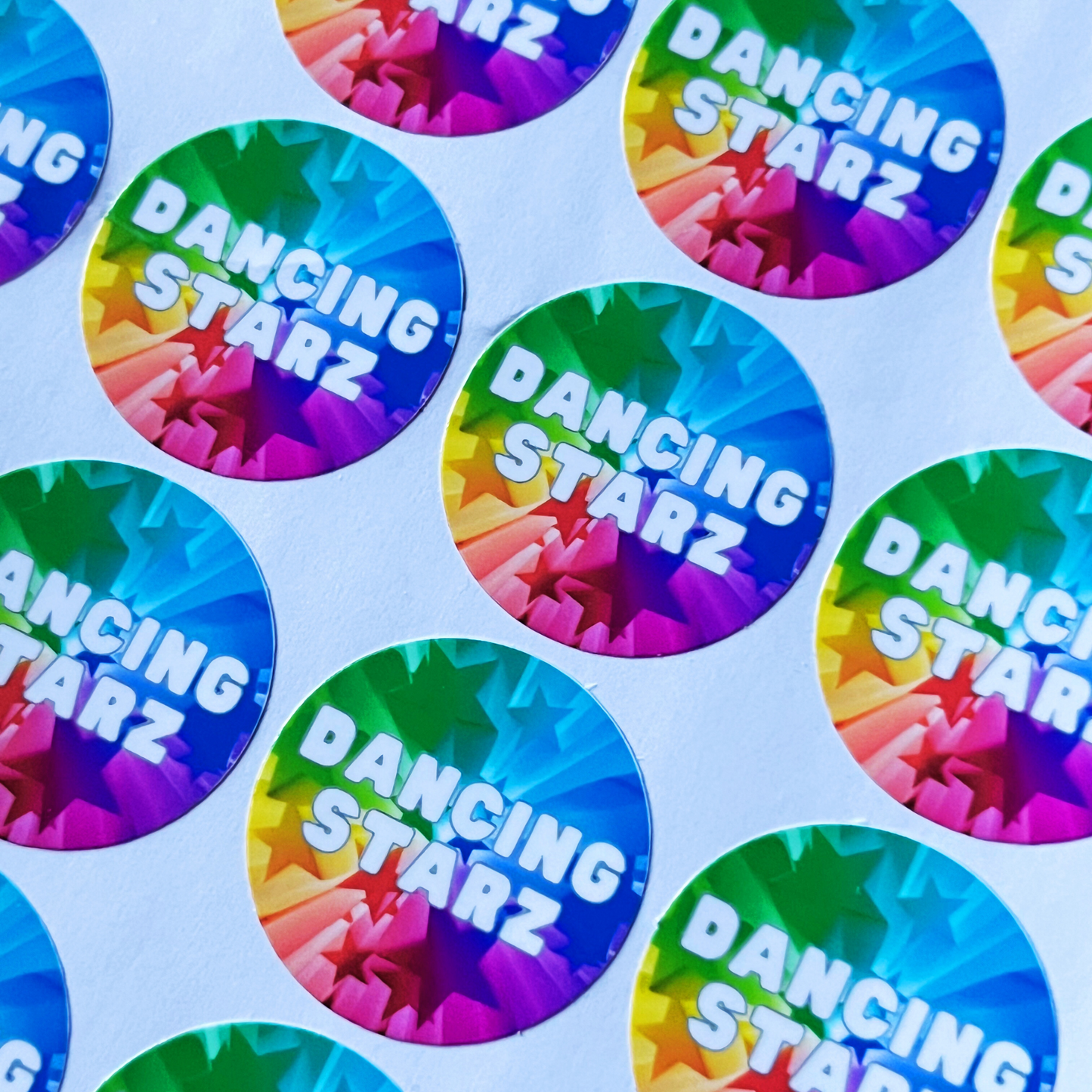 The Stars Label Name Stickers