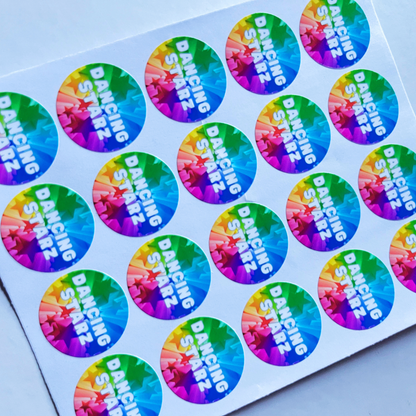 The Stars Label Name Stickers