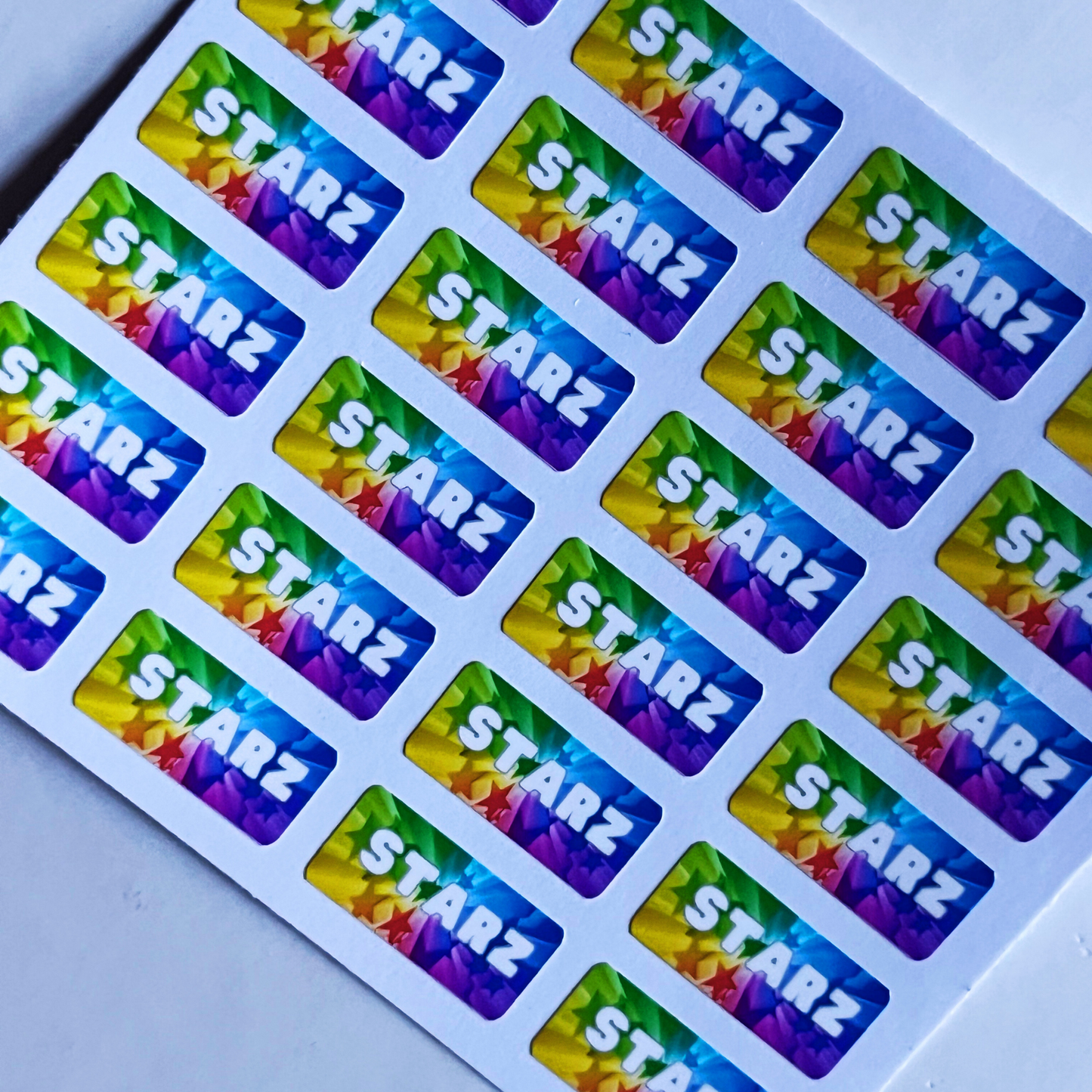 The Stars Label Name Stickers