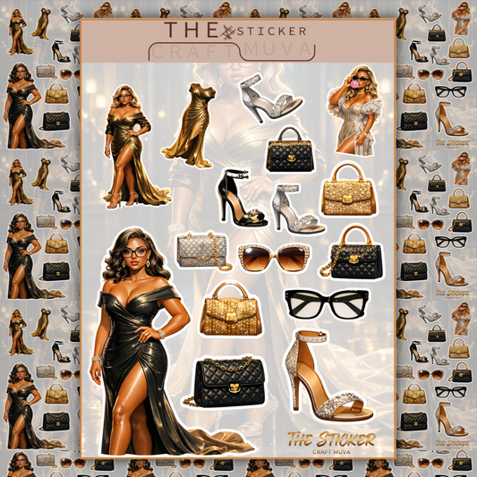 Glitz N Glam Sticker Sheet