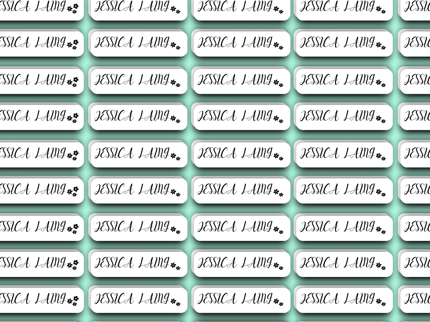 Jessica Laing Label Name Stickers