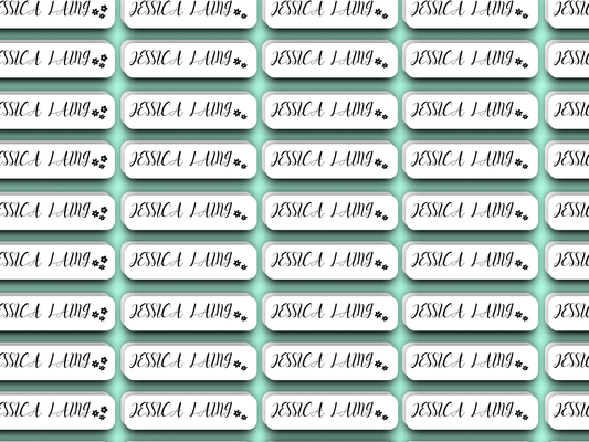 Jessica Laing Label Name Stickers