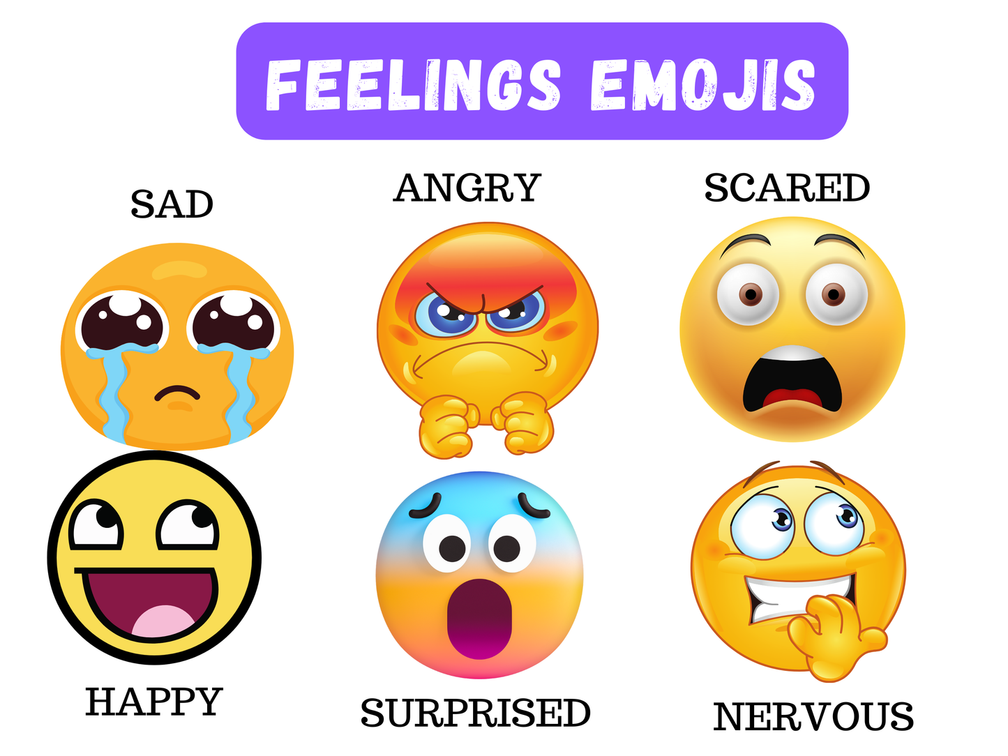 Feelings Emoji Stickers