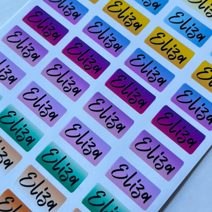 Eliza Label Name Stickers