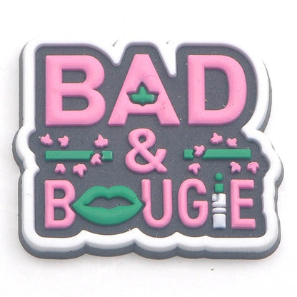 1pcs Black Girl Magic Croc Shoe Charms