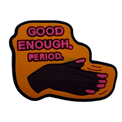 Cartoon Shoe Charms Black Girl Boss Croc