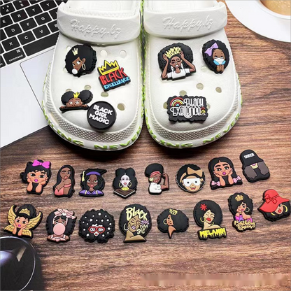 1PCS Cartoon Shoe Charms