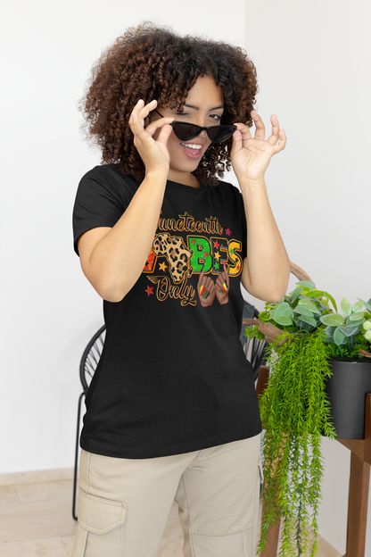 Juneteeth Vibes Only Unisex Short Sleeve T-Shirt