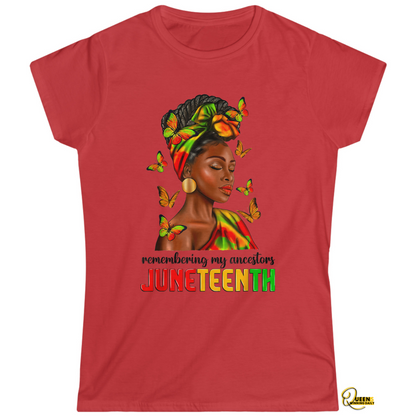 Remembering My Ancestors Women's Softstyle T-Shirt