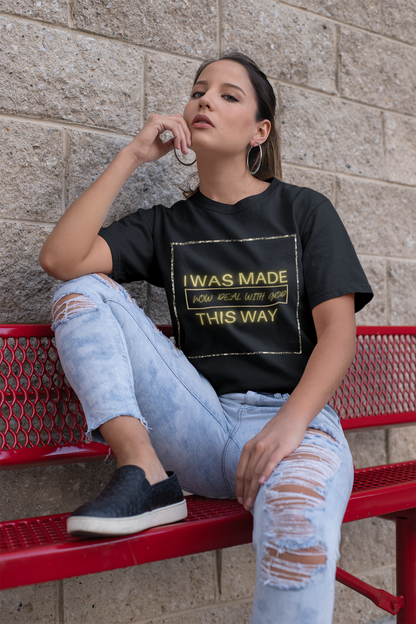 I Was Made This Way Gold Unisex Short Sleeve Tee