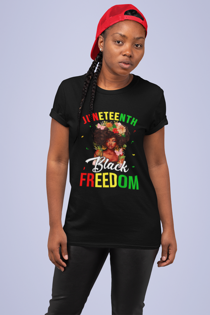 Juneteenth Black Freedom Women's Softstyle T-Shirt