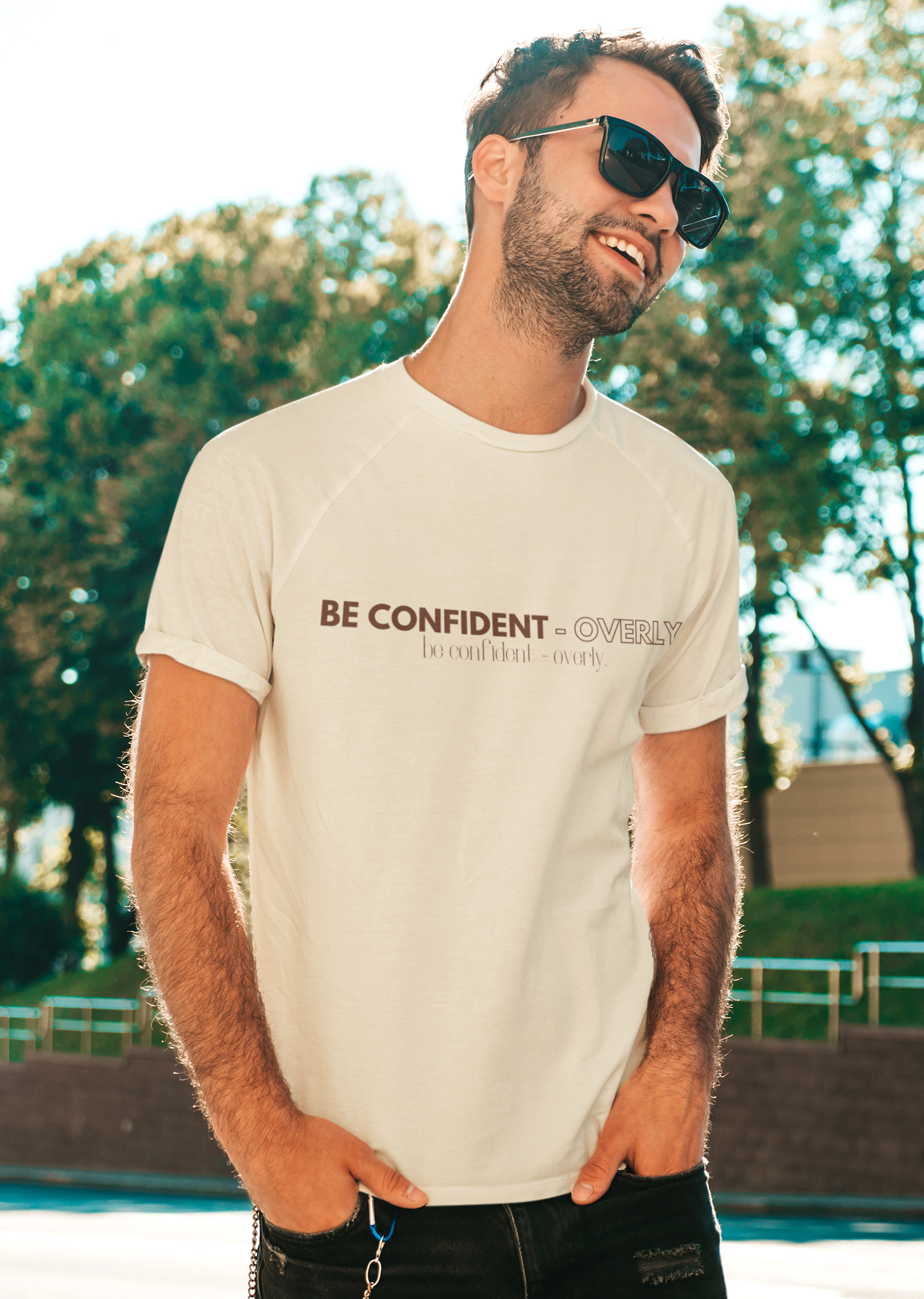 Be Confident - Overly Unisex Short Sleeve T-Shirt