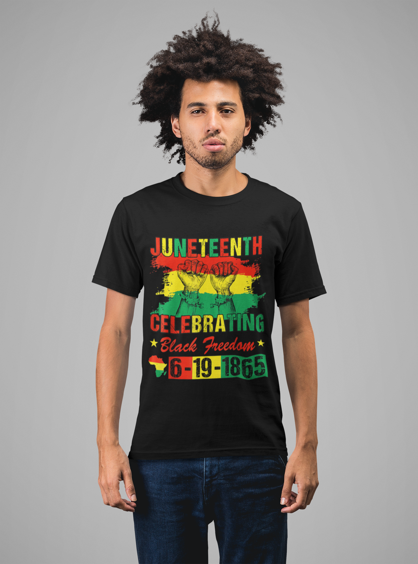 Celebrating Juneteeth Unisex Jersey Short T-Shirt